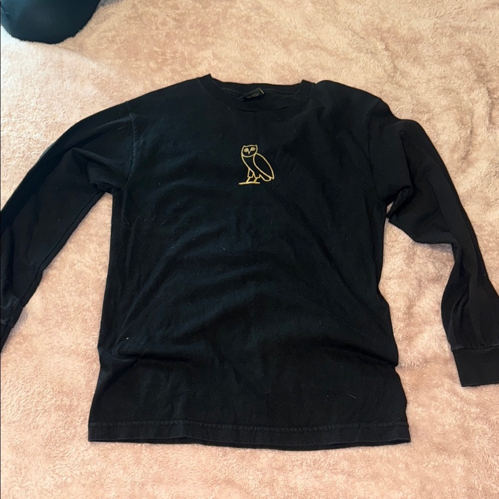 Black OVO drakes company tee